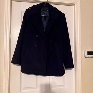 J. Peterman Midnight Blue Peacoat